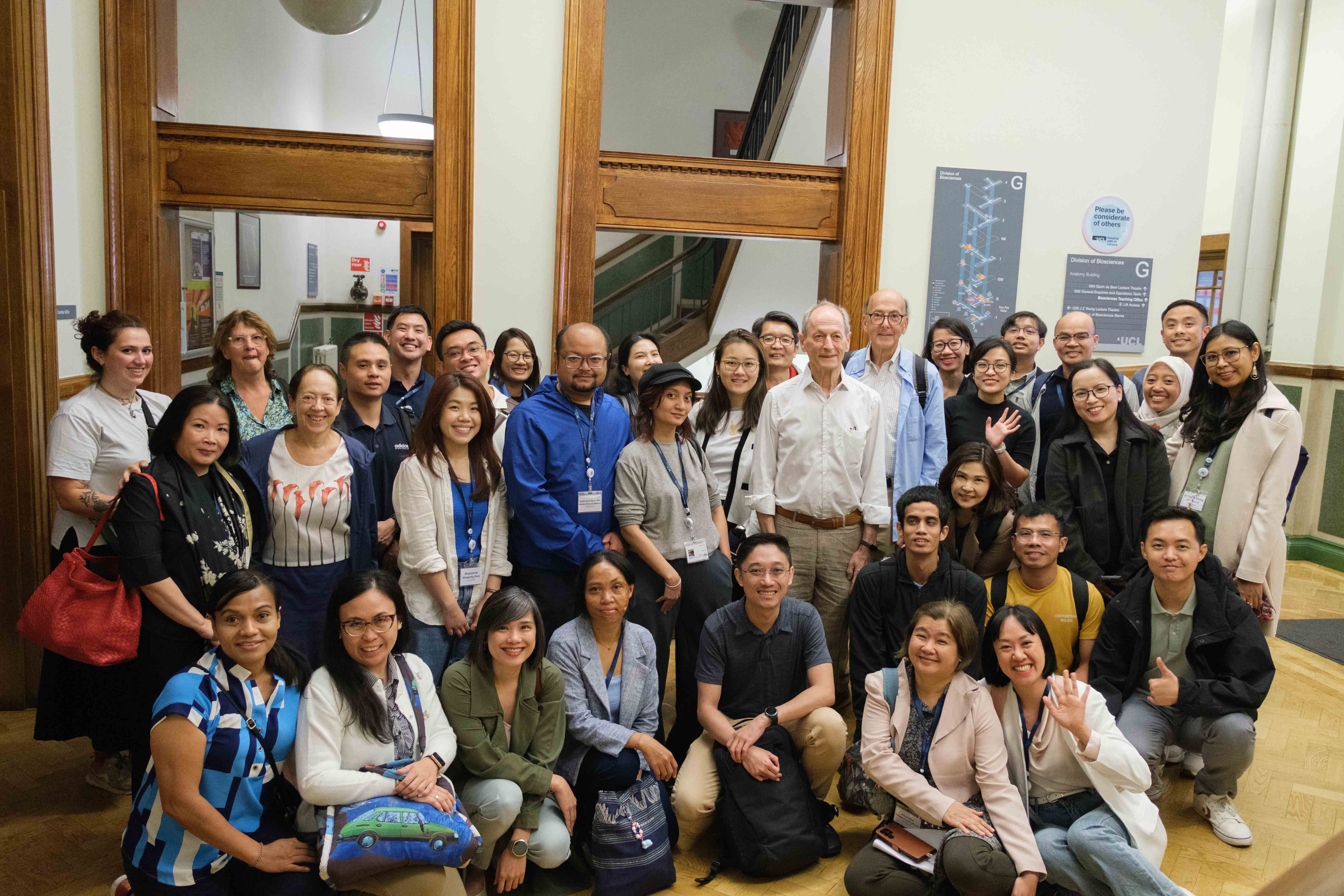 The 2025 EI Fellows after their session with Professor Sir Michael Marmot.